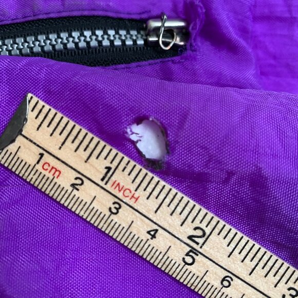 VTG Roffe Demetre Ski Jacket Adult X-Large Made USA 80s Neon Thinsulate 3M - Picture 11 of 11